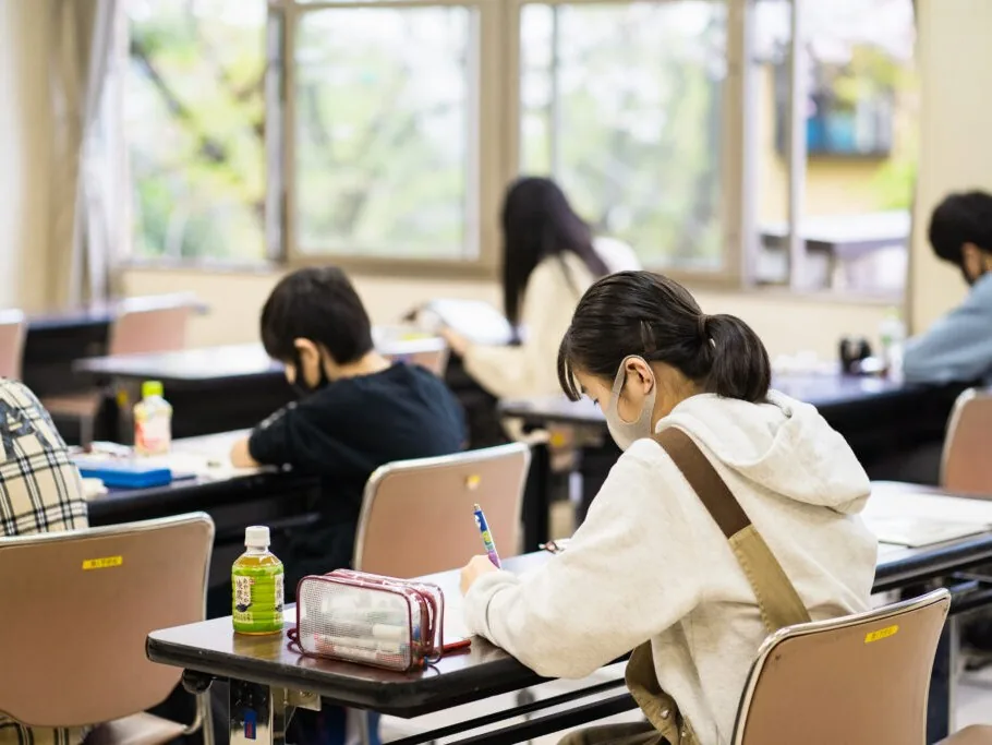 教室照片：学習塾 自习中的学生