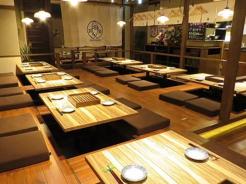 店内照片：居酒屋 掘りごたつ座席