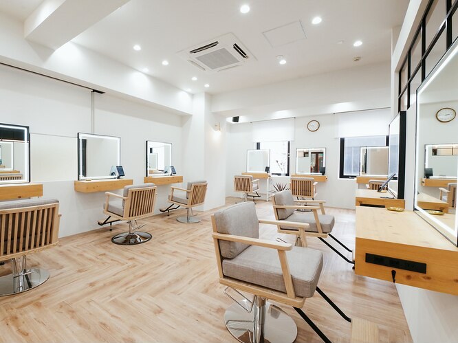 店内照片：美容室 施术席